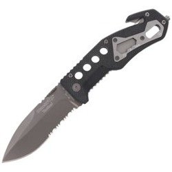 FOX - Messer BlackFox Drop Point Rescue Folder - Schwarz - BF-115