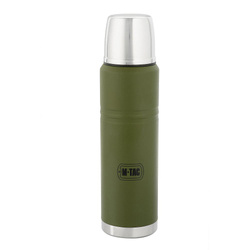 M-Tac - Edelstahl-Thermoskanne - 1000 ml - Olive - UN-B04-1000A