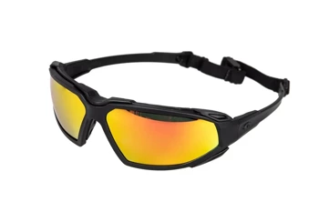 Pyramex - Schutzbrille Highlander Clear- Orange/Schwarz - PYR-41-027627