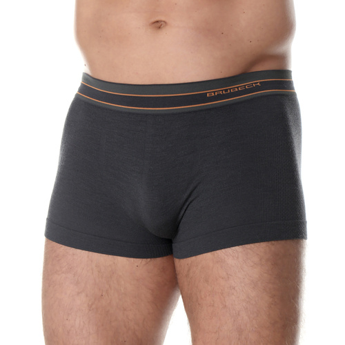 Brubeck - Active Wool Merino Boxershorts - Grafite - BX10870