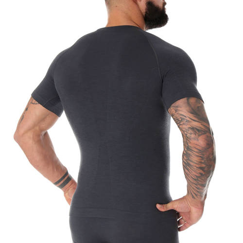 Brubeck - Active Wool Merino Thermoshirt - Graphit - SS11710