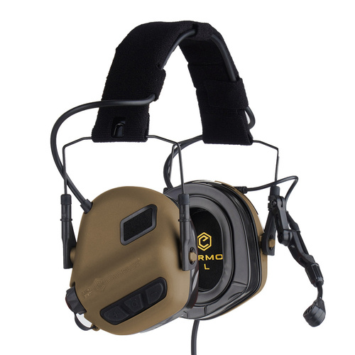 Earmor - M32 PLUS Kommunikation Headset - Coyote Brown - M32-CB (PLUS)