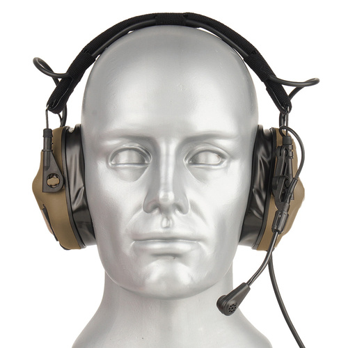 Earmor - M32 PLUS Kommunikation Headset - Coyote Brown - M32-CB (PLUS)