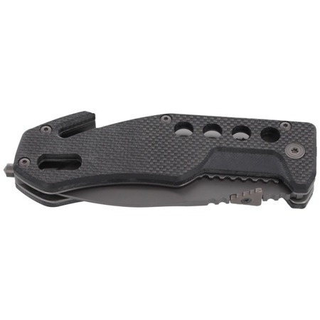 FOX - Messer BlackFox Drop Point Rescue Folder - Schwarz - BF-115