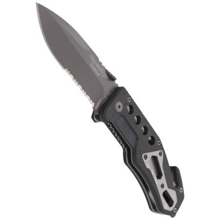 FOX - Messer BlackFox Drop Point Rescue Folder - Schwarz - BF-115