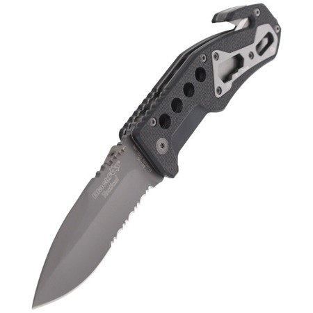 FOX - Messer BlackFox Drop Point Rescue Folder - Schwarz - BF-115