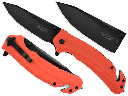 Kershaw - Barricade 8650 Rettungsmesser - 8Cr13MoV - Orange - 8650