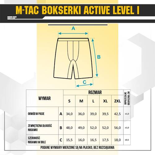 M-Tac - Active Level I Thermoaktive Boxershorts - Graue Melange - 70011012