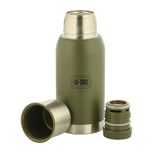 M-Tac - Edelstahl-Thermoskanne - 750 ml - Olive - UN-Y01-750A