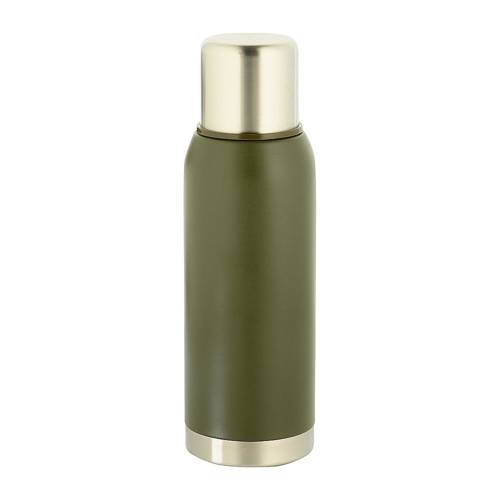 M-Tac - Edelstahl-Thermoskanne - Fassungsvermögen 1000 ml - Olive - UN-Y01-1000A