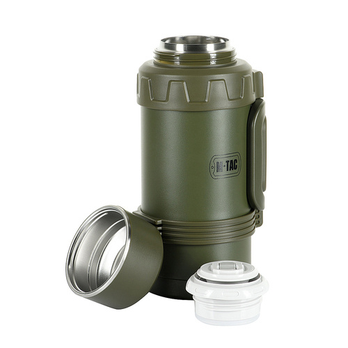 M-Tac - Reisethermoskanne aus Edelstahl - 1600 ml - Olive - UN-G05-1600A