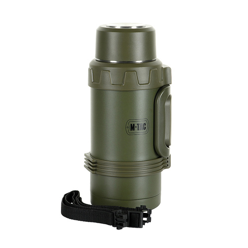 M-Tac - Reisethermoskanne aus Edelstahl - 1600 ml - Olive - UN-G05-1600A