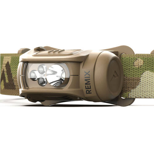 Princeton Tec - Stirnlampe REMIX PRO - TAN / MultiCam - RMX300PRO-RD-MC