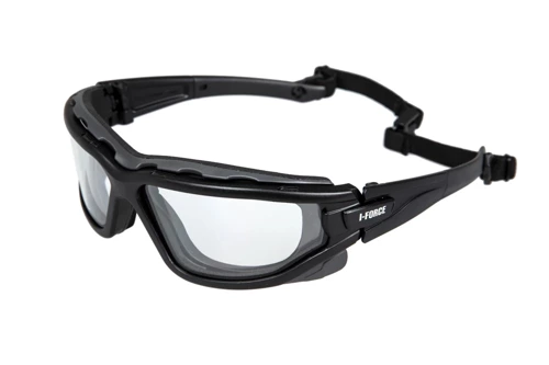 Pyramex - I-FORCE Clear Antifog Schutzbrille - Schwarz - PYR-41-027618