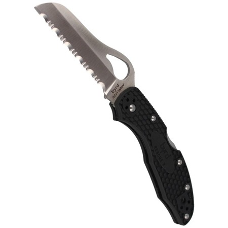 Spyderco - Byrd Meadowlark&#8482; 2 Rettung FRN Schwarz Klappmesser - BY19SBK2