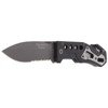 FOX - Messer BlackFox Drop Point Rescue Folder - Schwarz - BF-115