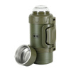 M-Tac - Reisethermoskanne aus Edelstahl - 1600 ml - Olive - UN-G05-1600A