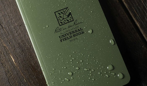 Rite in the Rain - All-Weather Notebook - 4 5/8x7 1/4'' - 974 - Olive