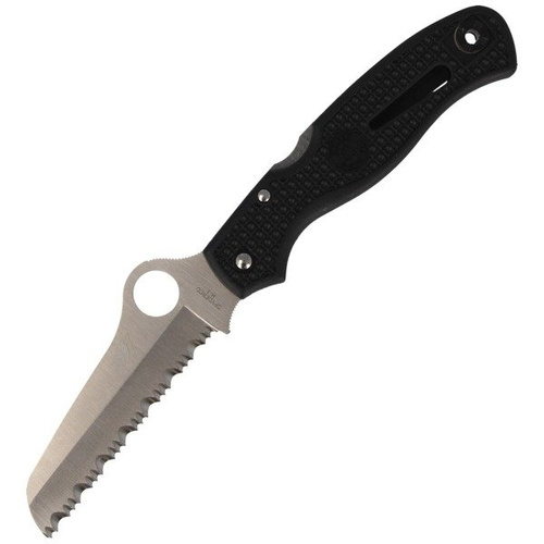 Spyderco - Składany nóż ratowniczy Atlantic Salt Black FRN - C89SBK