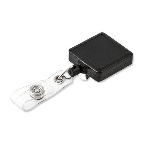 KEY-BAK - Retraktor Retract-A-Badge ID Square with Clip - 0200-137