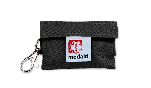 Medaid - First Aid Kit Keychain Plus - Black