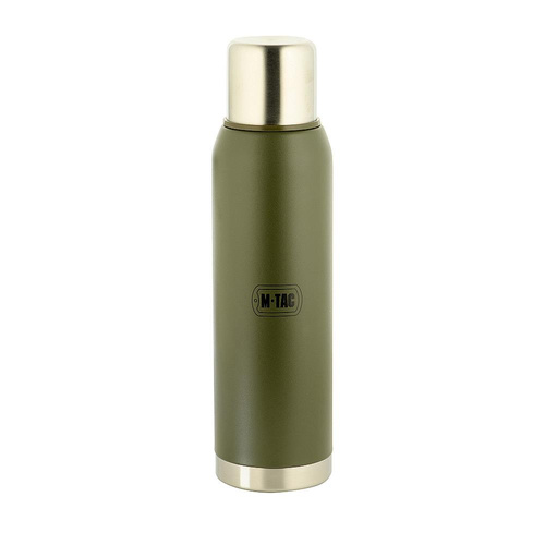 M-Tac - Edelstahl-Thermoskanne - 1000 ml - Olive - UN-B04-1000A