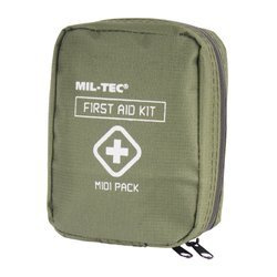 Mil-Tec - Erste-Hilfe-Kit - Midi Pack - OD Grün - 16025900