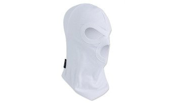 Mil-Tec - Balaclava - 3 Löcher - Baumwolle - Weiß - 12109007