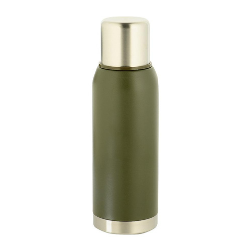 M-Tac - Edelstahl-Thermoskanne - Fassungsvermögen 1000 ml - Olive - UN-Y01-1000A