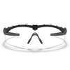 Oakley - Ballistische Brille Standard Issue M Frame 2.0 Industrial - Matte Black - Klare Gläser - OO9213-04