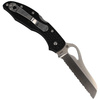 Spyderco - Nóż składany Byrd Meadowlark™ 2 Rescue FRN Black - BY19SBK2