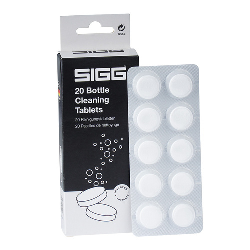 SIGG - Bottle Clean Tabletten zur Reinigung von Flaschen, Thermoskannen und Bechern - 20 Stück - 6044.40