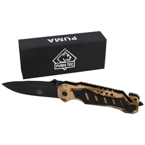 Puma - Knife Solingen AISI 420 Camo 90 mm Rescue Folder - 306312