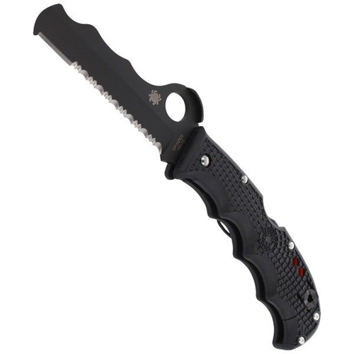 Spyderco - Składany nóż ratowniczy Assist™ FRN Black / Black Blade - C79PSBBK