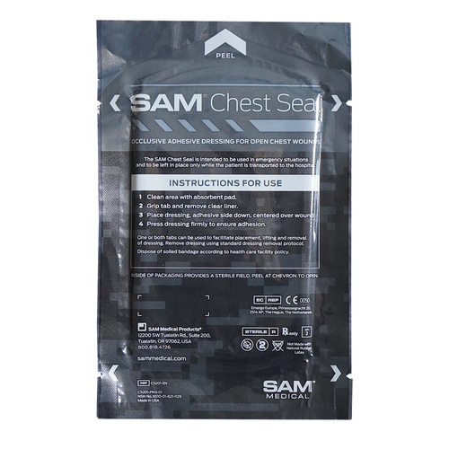 SAM Medical - SAM® Chest Seal - 2 Stück - CS201-EN