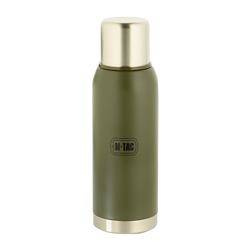 M-Tac - Edelstahl-Thermoskanne - Fassungsvermögen 1000 ml - Olive - UN-Y01-1000A