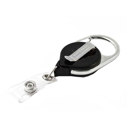 KEY-BAK - Retract-A-Badge ID with Carabiner - 0200-731