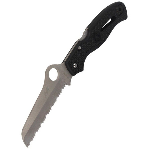 Spyderco - Atlantic Salt Schwarz FRN Messer - C89SBK