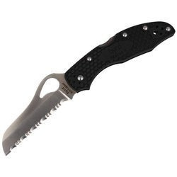 Spyderco - Nóż składany Byrd Meadowlark™ 2 Rescue FRN Black - BY19SBK2