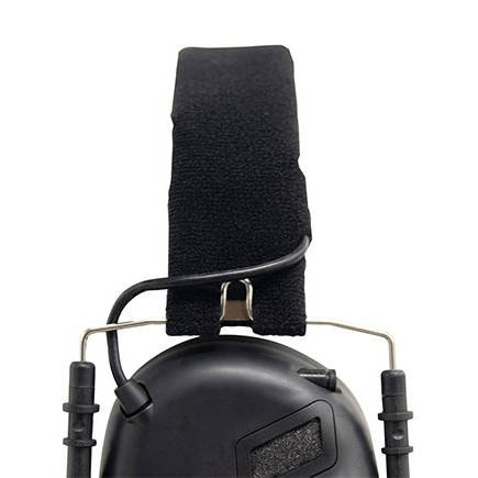 Earmor - Klettverschluss-Kopfband für Headset - Schwarz - M62 