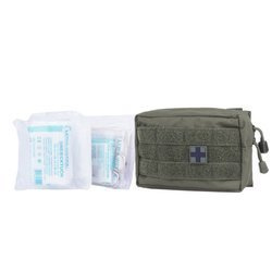 Mil-Tec - Kleines MOLLE 25-teiliges Erste-Hilfe-Set - OD Grün - 16025301