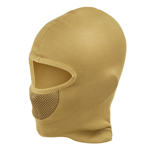 MFH - Thermoaktive Balaclava - 1 Loch - Coyote Tan - 10897R