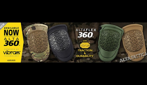 ALTA - FLEX 360 Vibram Cap Knee Pads - OD Green - 50433.09