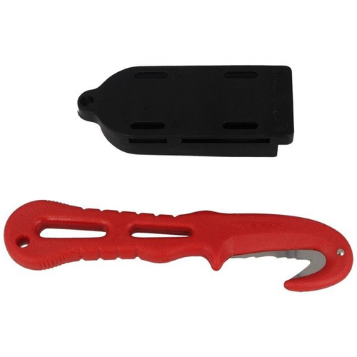 MAC Coltellerie - Rescue Knife, ABS 48mm - TS01 RED