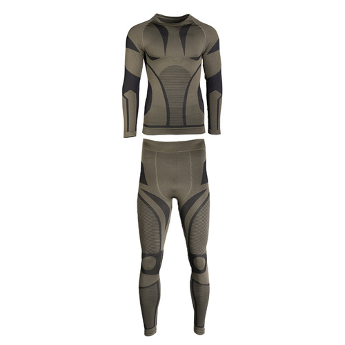 Mil-Tec - Performance Thermal Underwear - 4-Way Stretch - Olive Drab - 11225001