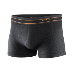 Brubeck - Active Wool Merino Boxer Shorts - Graphite - BX10870