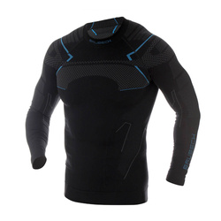 Brubeck - Thermal Sweatshirt - Nilit® Heat - Black-Blue - LS13040A