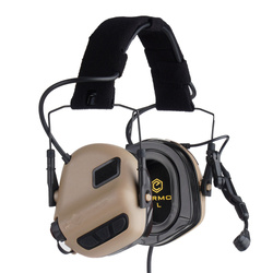 Earmor - M32 PLUS Communication Headset - Coyote Tan - M32-TN (PLUS)