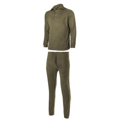 Mil-Tec - Fleece Thermal Underwear - Olive Drab - 11220001