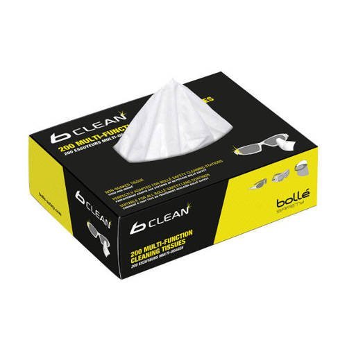 Bolle - B-Clean B401 Multi-Function Cleaning Tissues - 200 pcs - PACMPCT - BOX 36 PACKAGES